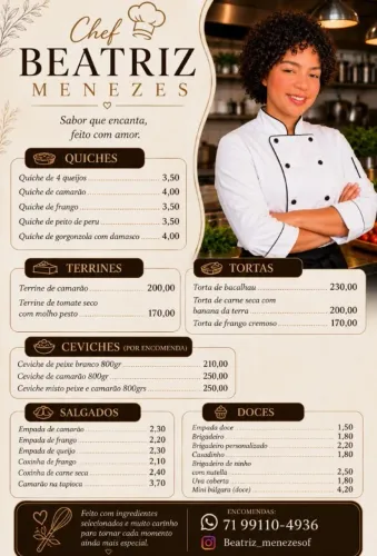 Salgados , doces , tortas