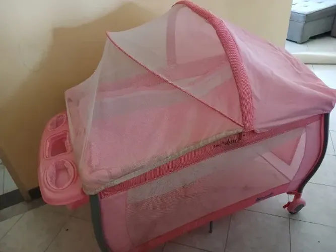 Chiqueirinho + mosquiteiro + trocador + colchão (negociável)
