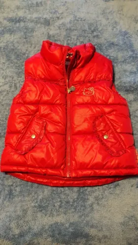 Colete térmico para meninas 4 anos com estampa Hello Kitty