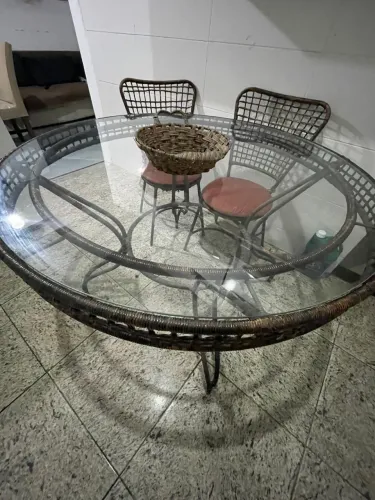 Mesa linda para área interna ou externa