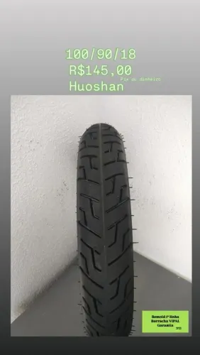 Pneu Huoshan - 100/90/18 traseiro Strada, 150, 160 e similares