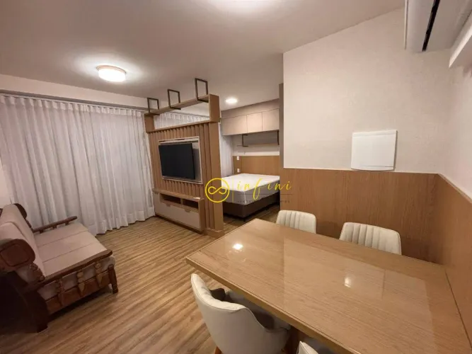 Apartamento Studio Mobiliado com 1 Quarto para alugar, 37 m² por R$ 3.750/mês - Condomínio