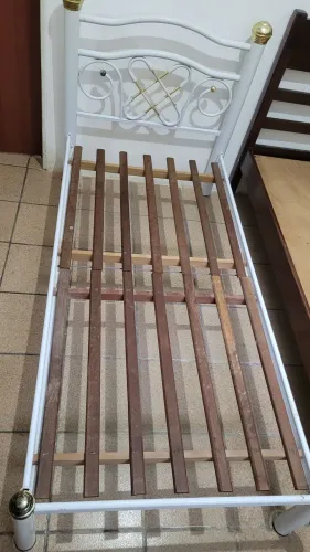 Cama Tubular Solteirão Branca 