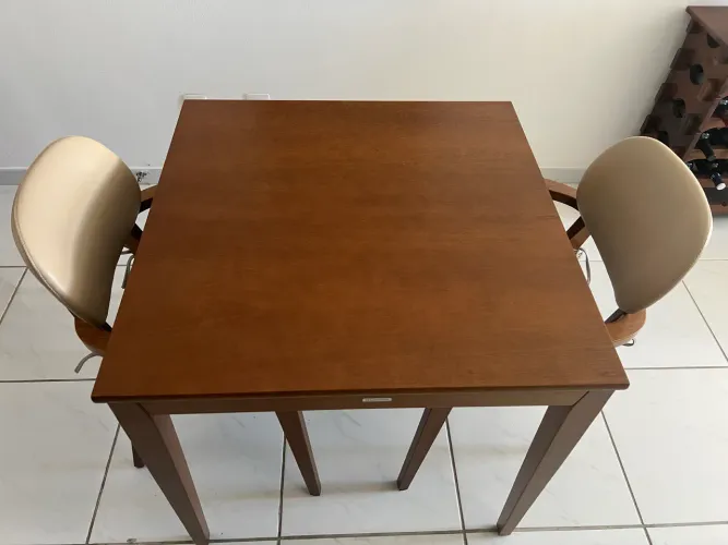 Mesa com cadeiras madeira tramontina
