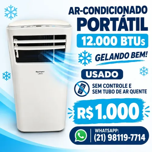 Ar condicionado Partátil 12.000 BTU