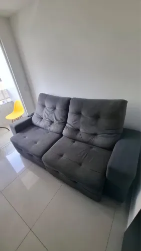 Sofá retrátil 03 lugares 
