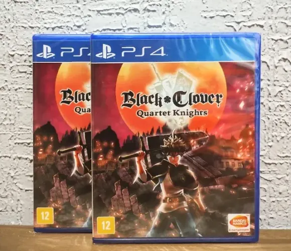 Black Clover Quartet Knights Ps4 Lacrado (Aceitamos seu jogo usado com pagamento) 
