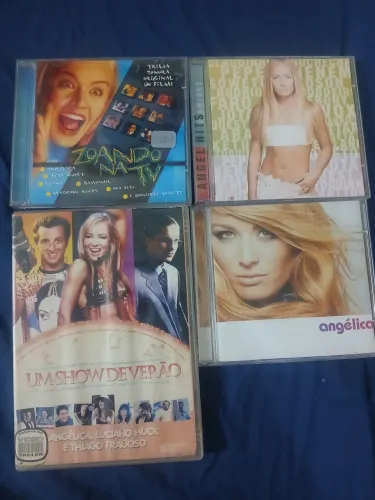 Cds e dvd Angélica Zoando na tv/Show de verão 