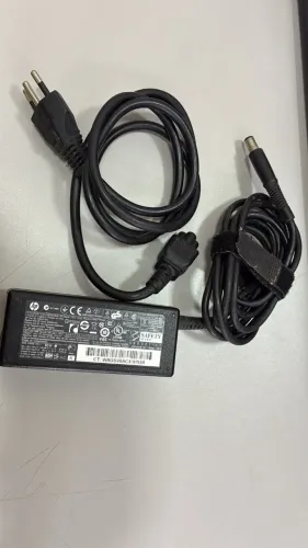 Carregador Do Notebook Hp Original 18,5v 3.5a 65w Cor Preto Voltagem