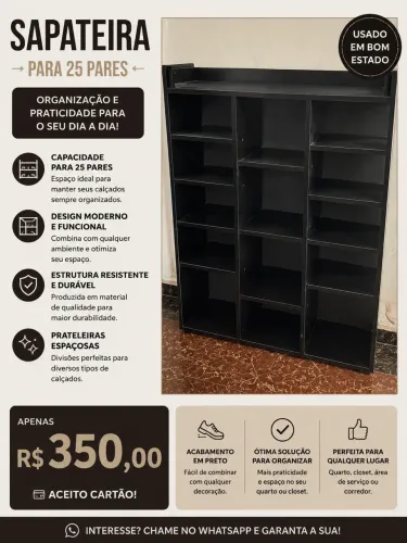 Sapateira multiuso