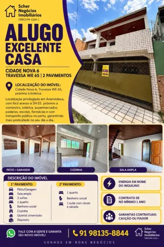 Excelente Casa na Cidade Nova 6