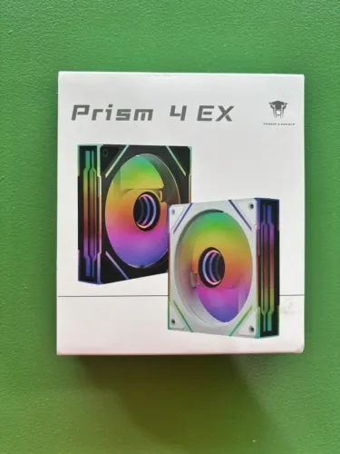 Fan Prism 4EX Branca Reverse ARGB