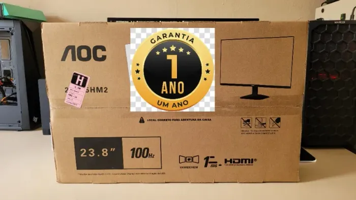 Monitor 24 / AOC / Full HD / 100hz / 1ms / novo, lacrado, com garantia!