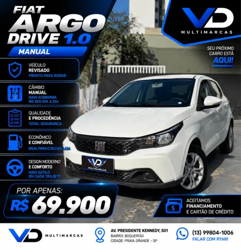 Fiat Argo Drive 1.0 6V Flex 2025