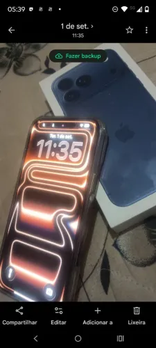 iPhone 17 pro Max garantia até agora de 2027 trocar no 17 pro Max 512 branco