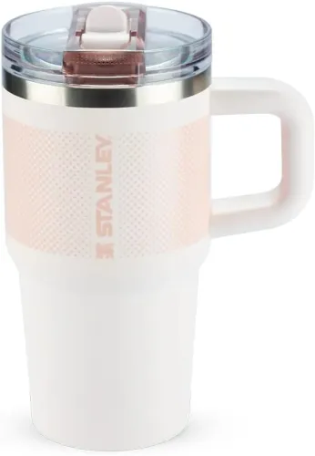 Copo Térmico Stanley Quencher Protour Rose Quartz Fade 591ml
