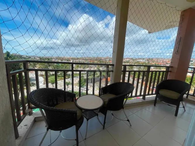 Apartamento em frente ao Beach Park para alugar, 58 m² por R$ 5.500/mês - Porto das Dunas