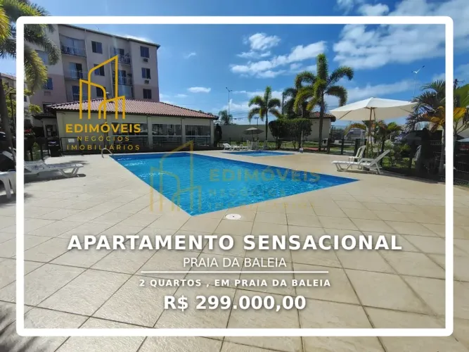 Apartamento Completo na Praia da Baleia  Ideal para Investir!