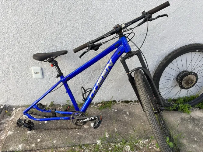 Bicicleta Queen Titan Ride 3.0 Shimano Deore - Excelente Estado
