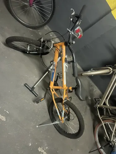 Bicicleta Caloi infantil laranja snap aro 20