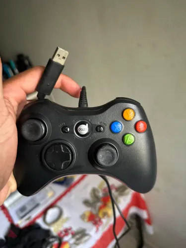 Controle Gamer Dazz p/ PC e Notebook (Estilo Xbox) - Funcionando!