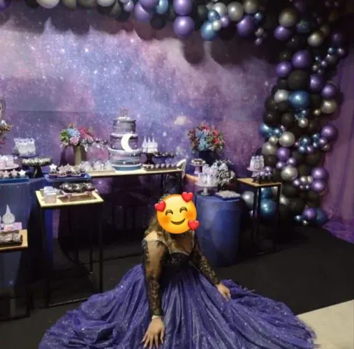 Vestido de 15 anos dois em um