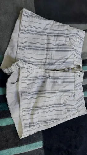 Short jeans Branco Tam. 46