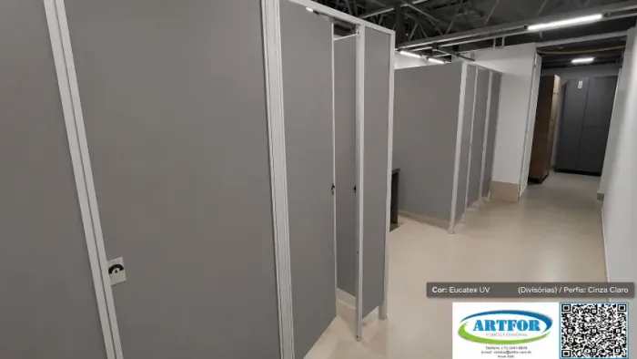 Divisórias Sanitárias para Banheiro, Instalação Inclusa e Rápida. @artfordivisorias