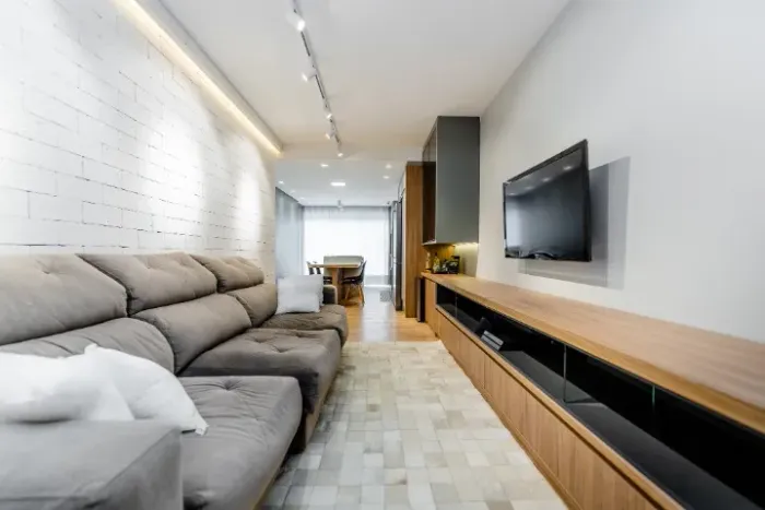 Apartamento Finamente Mobiliado com Jacuzzi na Área externa