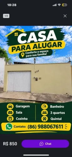 Aluguel de casas em timo
