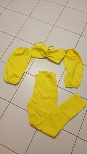 Conjunto Alfaiataria Cropped e Calça Feminino