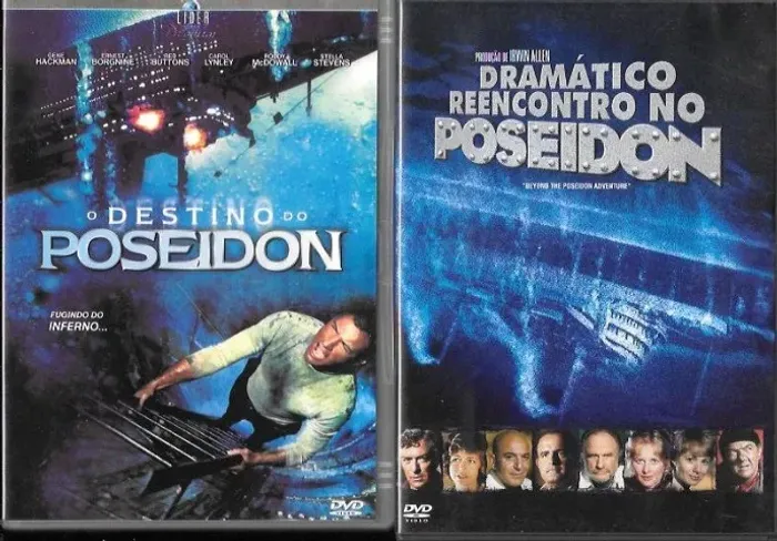 Kit 2 DVD: O Destino do Poseidon + Dramático Reencontro no Poseidon (filmes dublados)