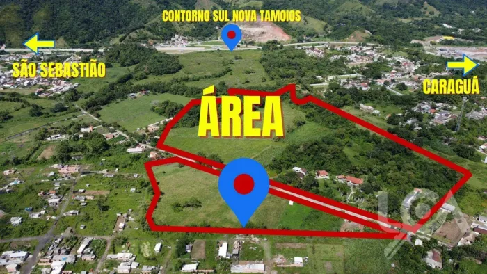 Área à venda, 118100 m² por R$ 17.715.000,00 - Jaraguá - Caraguatatuba/SP