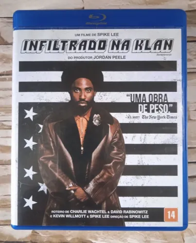 Blu-ray Infiltrado na Klan, de Spike Lee, com John David Washington e Adam Driver.