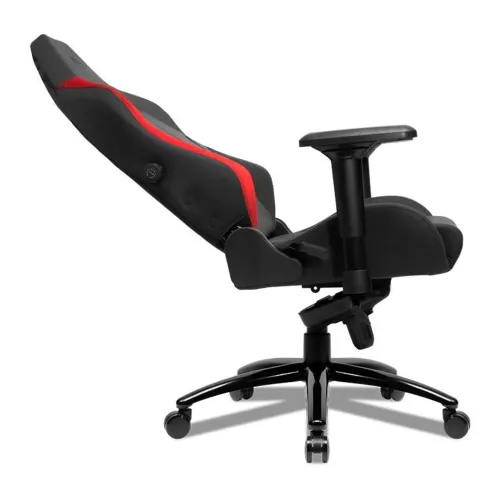 Cadeira Gamer Mancer Cycles Z Life, Espuma Moldada, Braco 4D, Preto e Vermelho