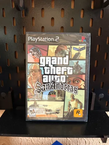 GTA SAN ANDREAS PS2 LACRADO - ITEM DE COLECIONADOR