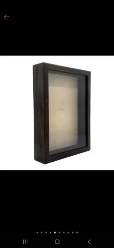 Molduras Caixa Alta com vidro 1,5x4,5 30x40cm fundo mdf