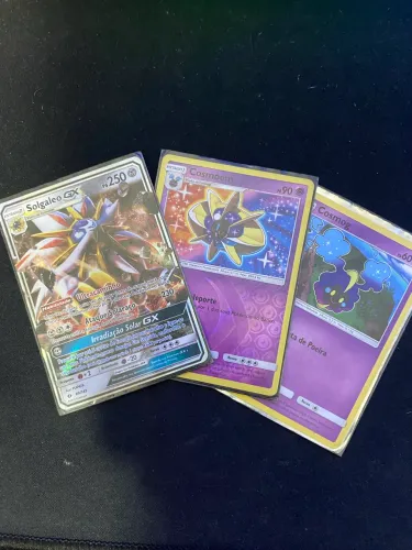 cartas pokémon da linha evolutiva do solgaleo completa