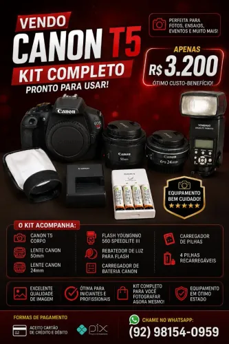 ? VENDO - CANON T5 KIT COMPLETO ?