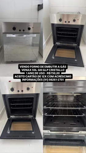 FORNO VENAX 50L GIII GLP CRISTALLO