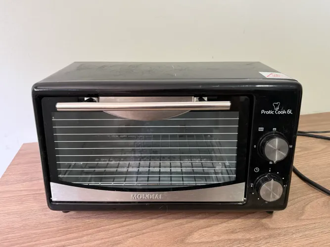 Forno Elétrico Mondial com timer 6 litros