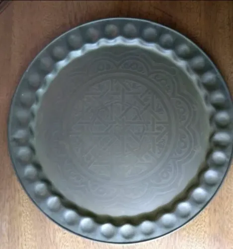 Prato decorativo de latão - Mandala Vintage 