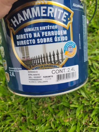 Esmalte sintético direto na ferrugem