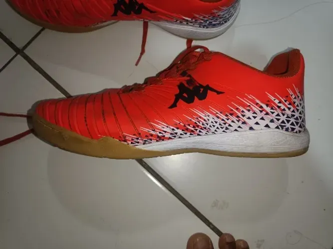 Chuteira Futsal Kappa Ultra - Tamanho 40 (Ótimo Estado / Ideal para Racha)