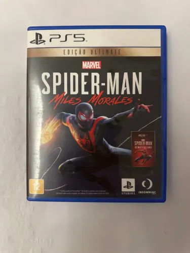 Jogo disco homem aranha Miles Morales novo pra ps5( não inclui spider man remasterizado)