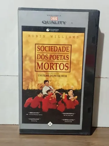 Vhs filme sociedade dos poetas mortos (legendado)