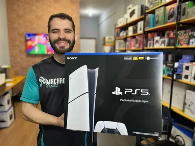 Video Game PS5 Slim Playstation 5 Mídia Digital (Emito Nota Fiscal)