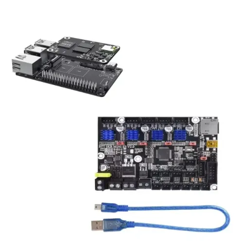 Kit Klipper BIGTREETECH BTT CB1 E Adaptador Pi4B SKR Mini E3 V2 MicroSD 32Gb Para Impresso