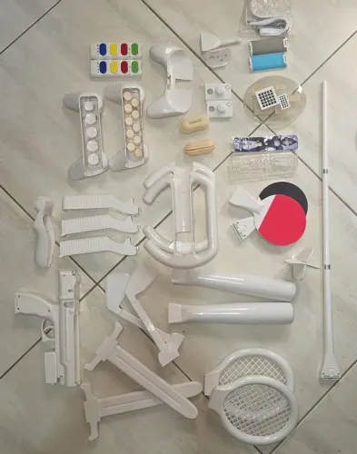 Kit Completo de Acessórios Nintendo Wii - Excelente Estado