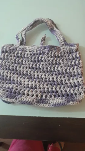 Linda bolsa infantil em crochet